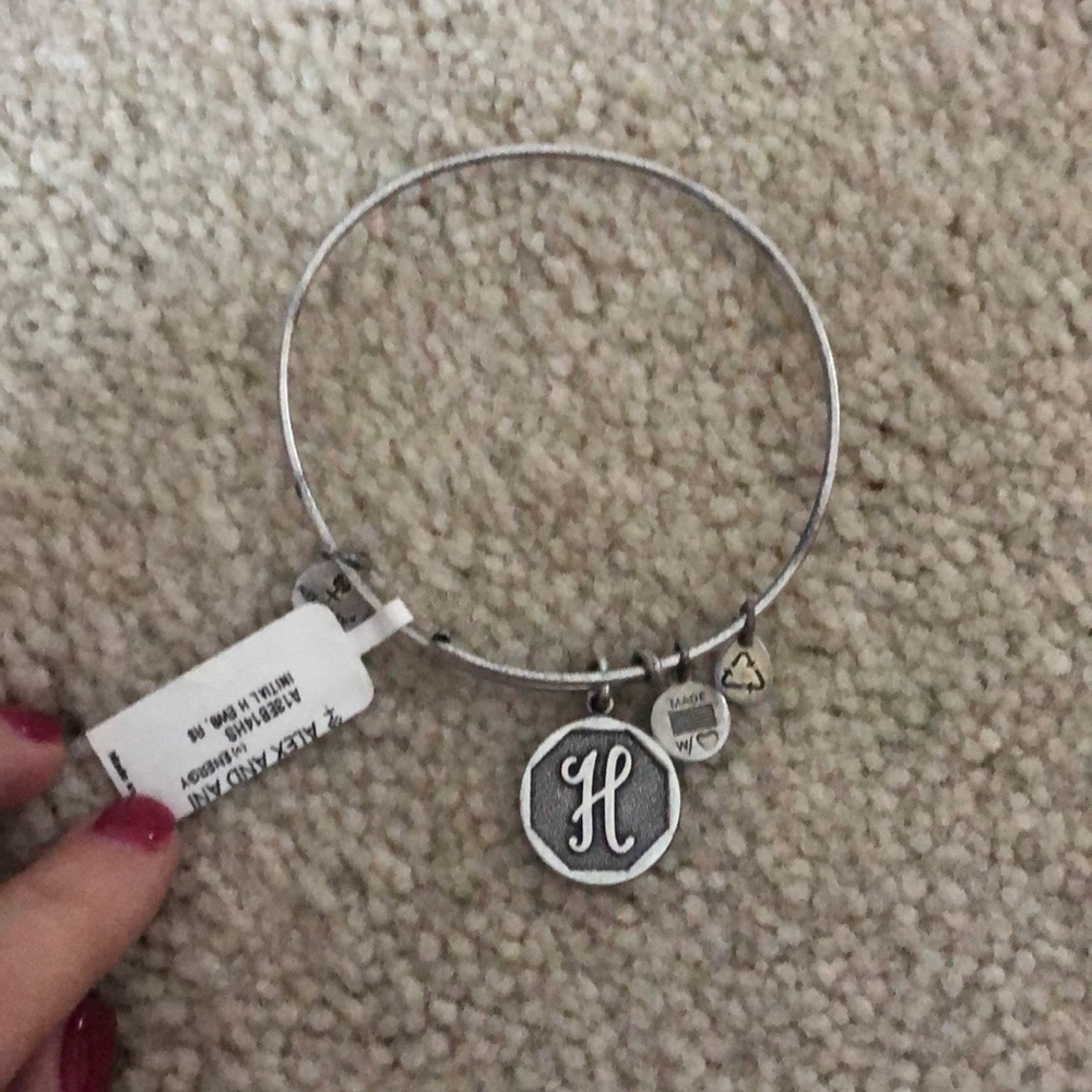 Alex and Ani initial H bracelet